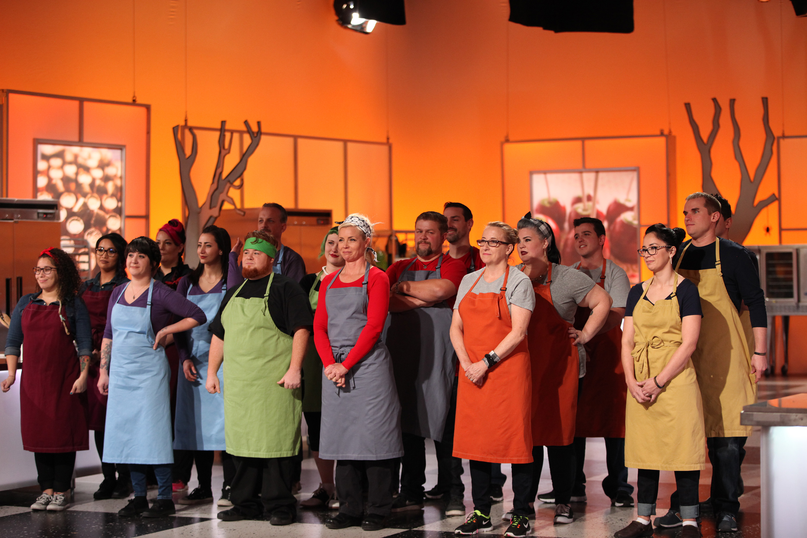 Cake artists, sugar artists and carvers face the judges on Food Network's Halloween Wars