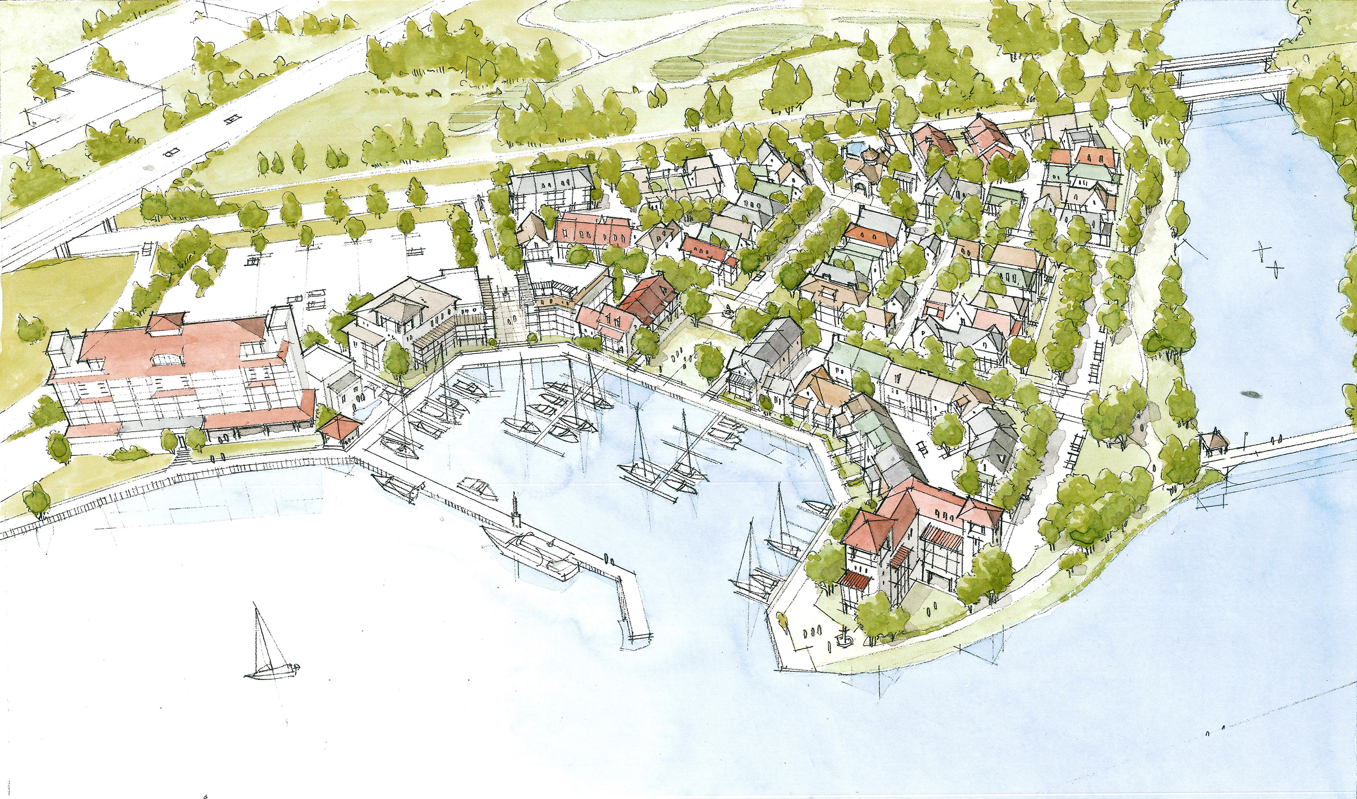 Situated on nearly 11-acres, Harbor Village offers a variety of floor plans and home prices, allowing for diversity among homebuyers.