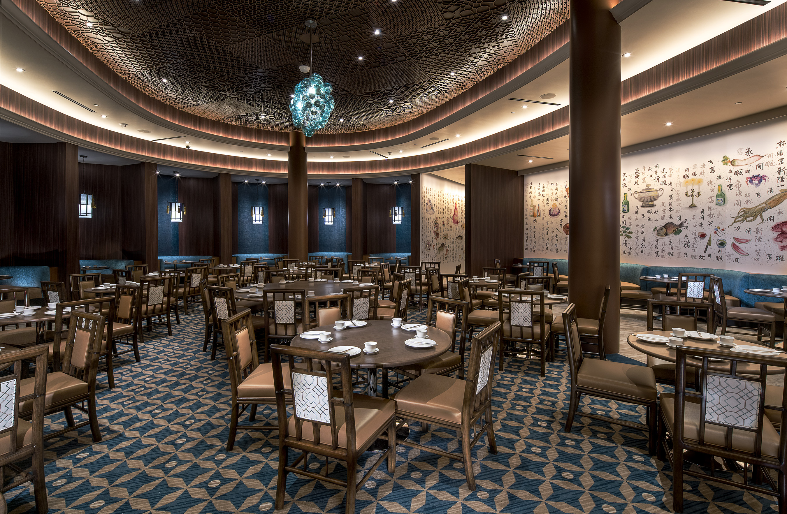 Pearl Ocean will serve Lucky Dragon Hotel & Casino guests unique fresh seafood and the finest dim sum in Las Vegas. // Credit: Larry Hanna, Courtesy: Lucky Dragon Hotel & Casino