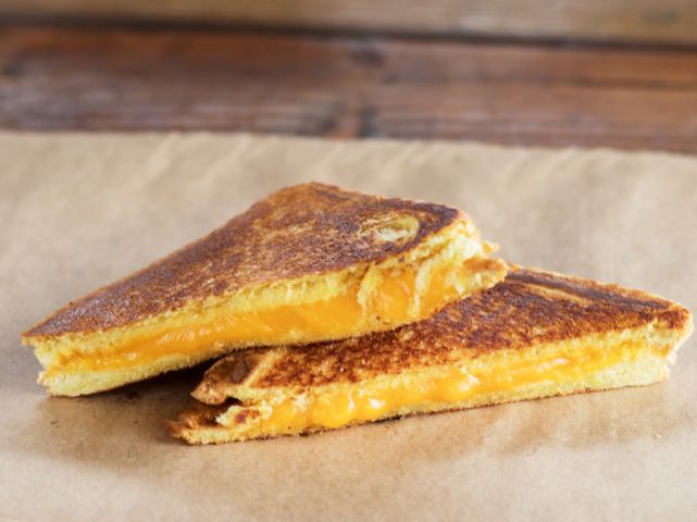 Grilled Cheese is available for adults as well as Kids