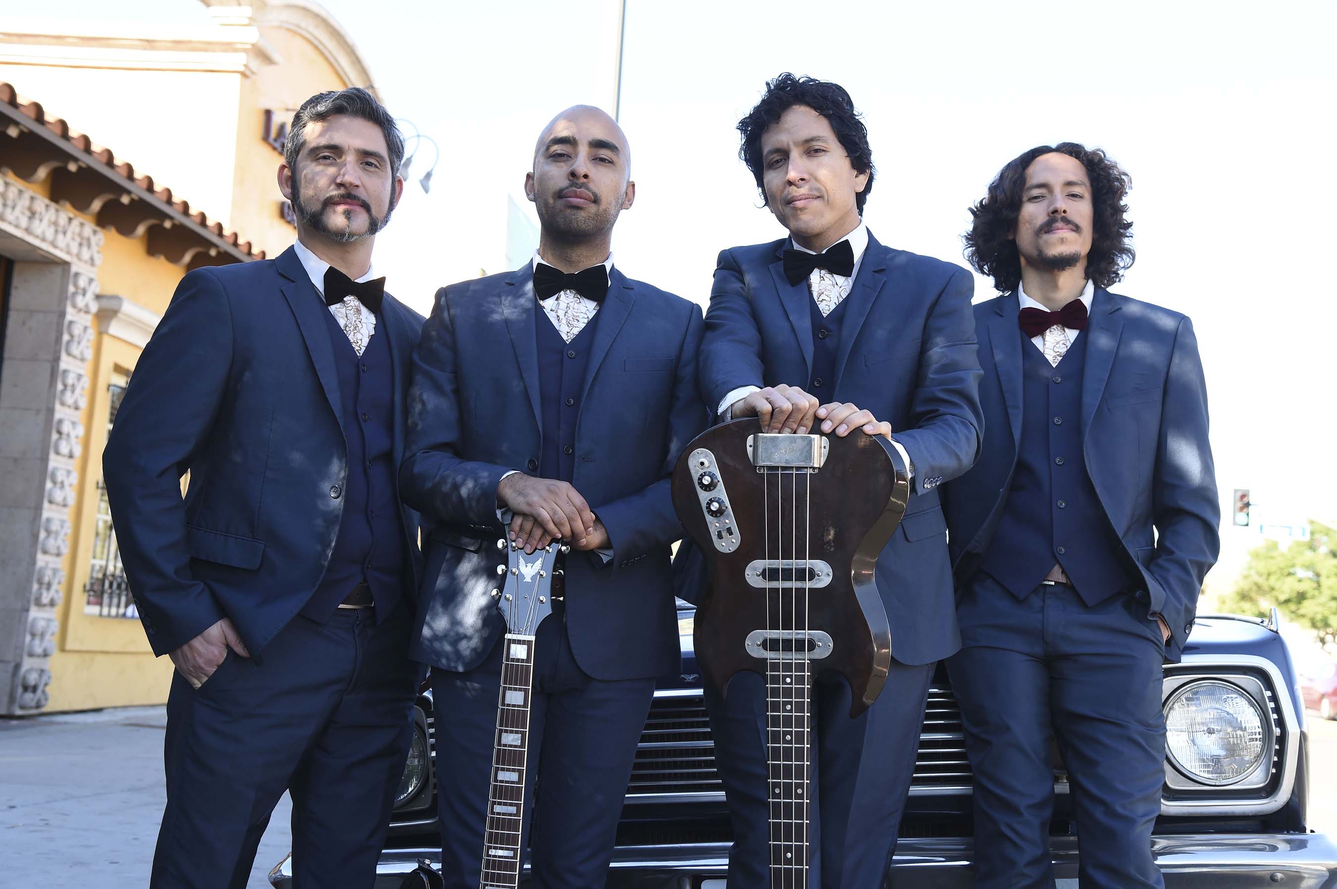 LA-based soul band, Chicano Batman, reinterprets the iconic American anthem, ‘This Land Is Your Land,’ in support of Johnnie Walker’s new Keep Walking America campaign (Michael Kovac/Getty Images).