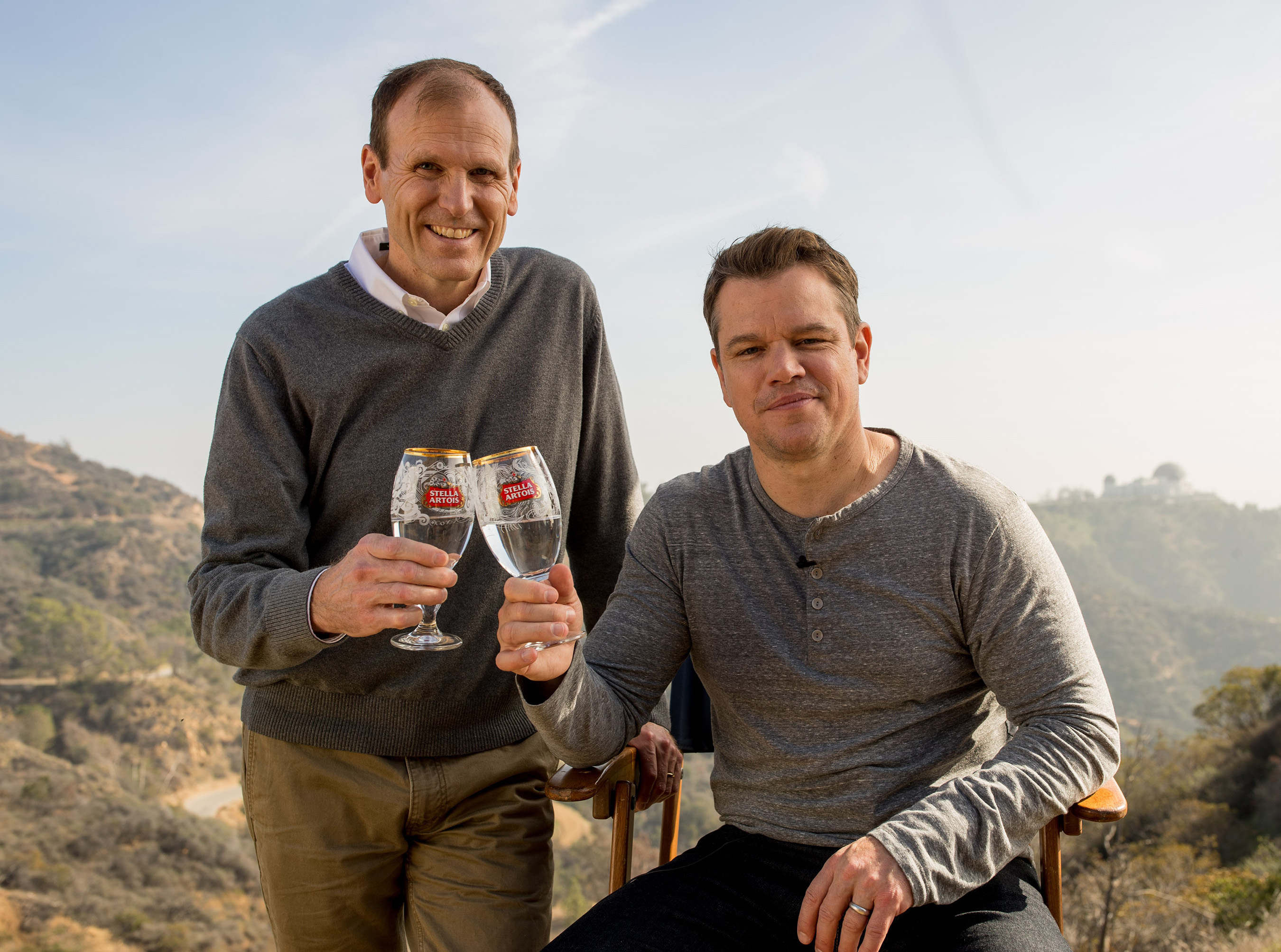 Stella Artois Calls For Partners To Join The Fight To End The Global Water  Crisis With Matt Damon And Gary White At World Economic Forum