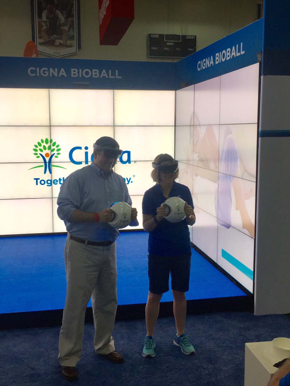 Cigna BioBall is a painless way to learn your blood pressure and body mass index (BMI).