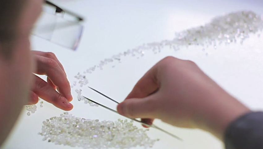 Dominion Diamond Corporation, Diamonds in the Rough. From the mines to your favorite accessory, diamonds go through a complex sorting process in order to find the best fits.