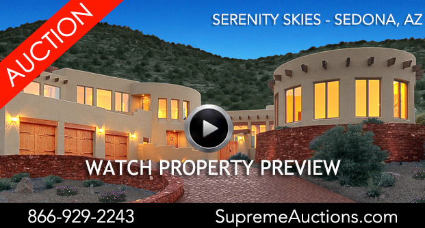 Supreme Auctions offers Sedona estate in Arizona at Luxury Auction 10/14/2017