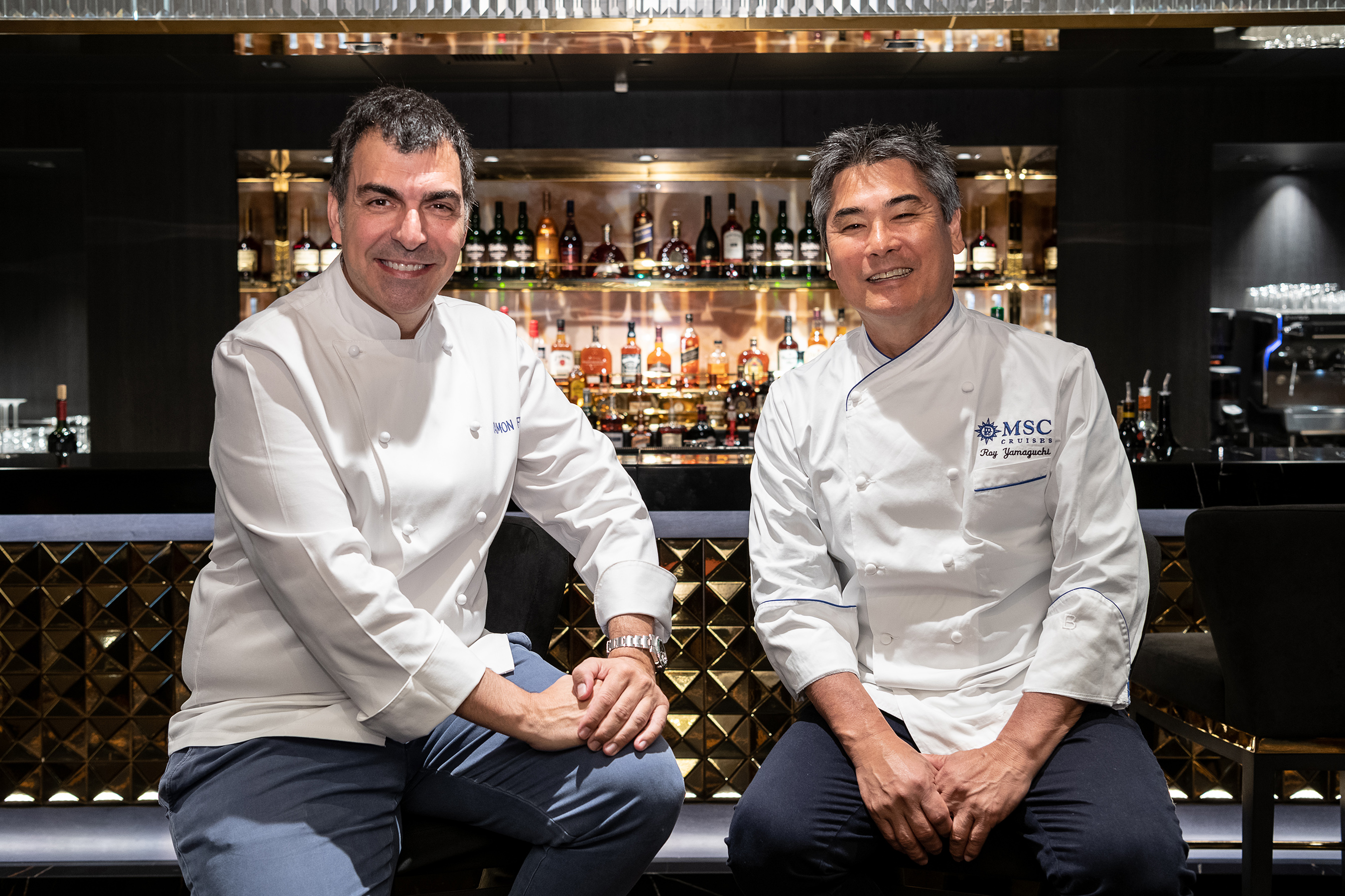 Celebrity Chefs Ramon Freixa and Roy Yamaguchi extend partnership with MSC Cruises for specialty restaurants aboard MSC Seaview.