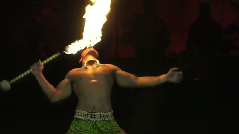 Samoa's Falaniko Penesa Crowned World's Hottest Winner at 25th Annual World Fireknife Championship