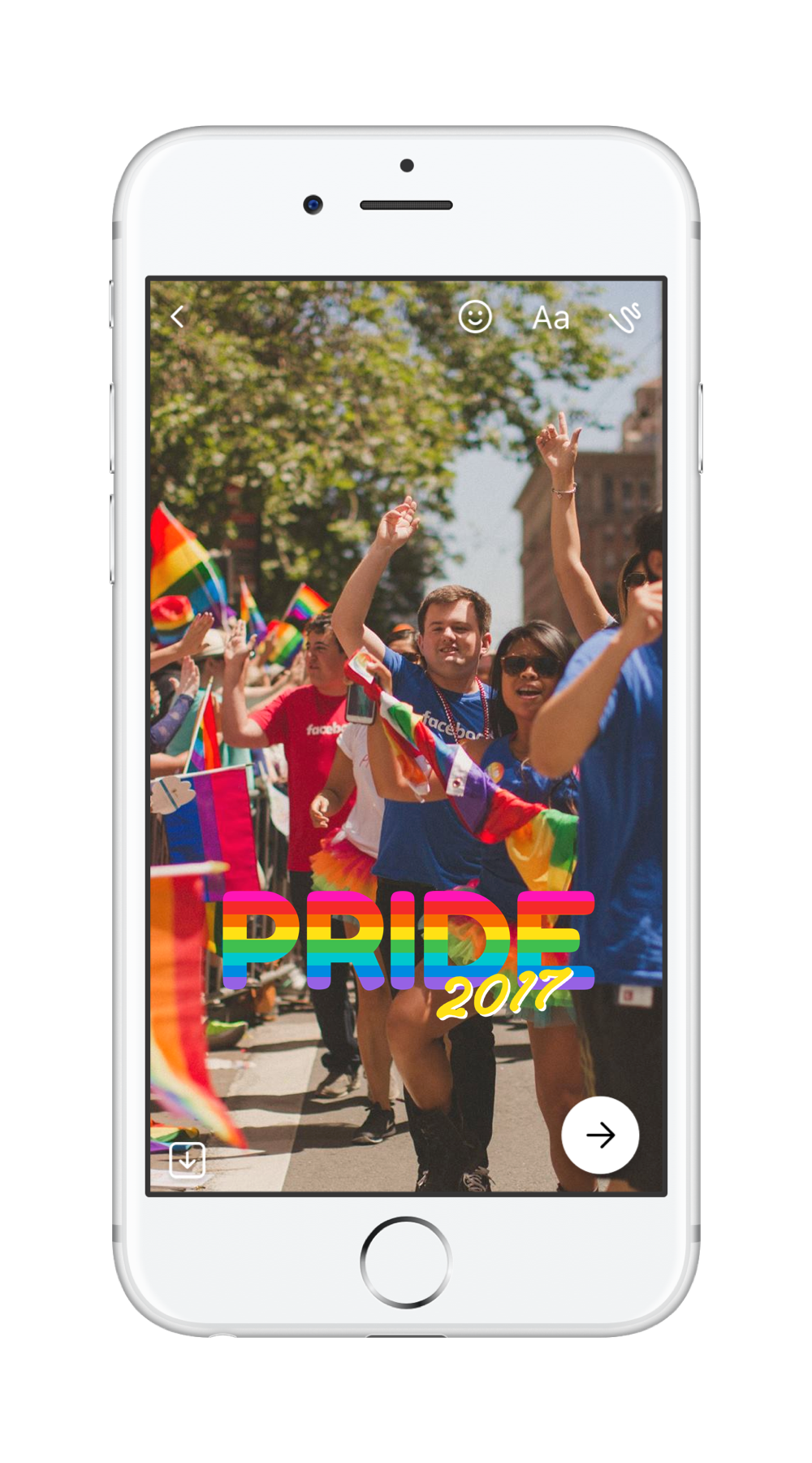 Frame Up with Pride on Messenger