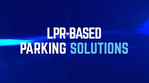 LPR based parking solutions