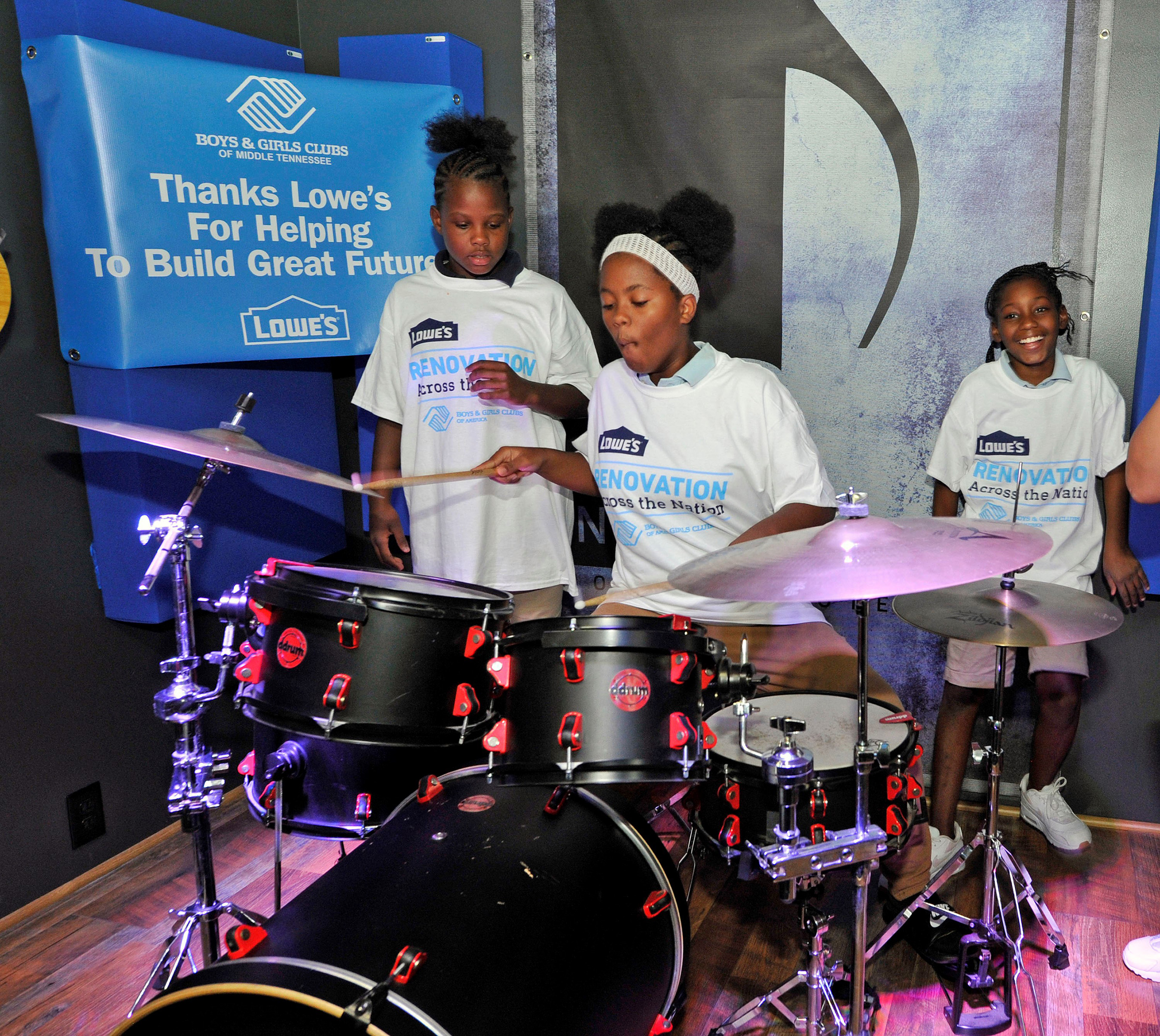 Lowe's and Boys & Girls Clubs of America announce the 2017 Renovation Across the Nation program at the Preston Taylor Boys & Girls Club on Tuesday, August 8, 2017 in Nashville, Tenn.