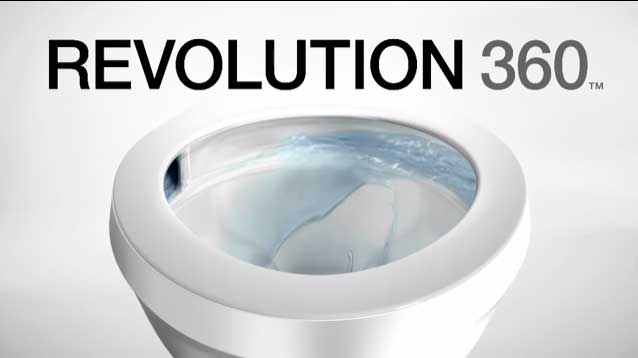 Kohler Revolution 360 Toilet Flushing Platform Offers Enhanced Performance