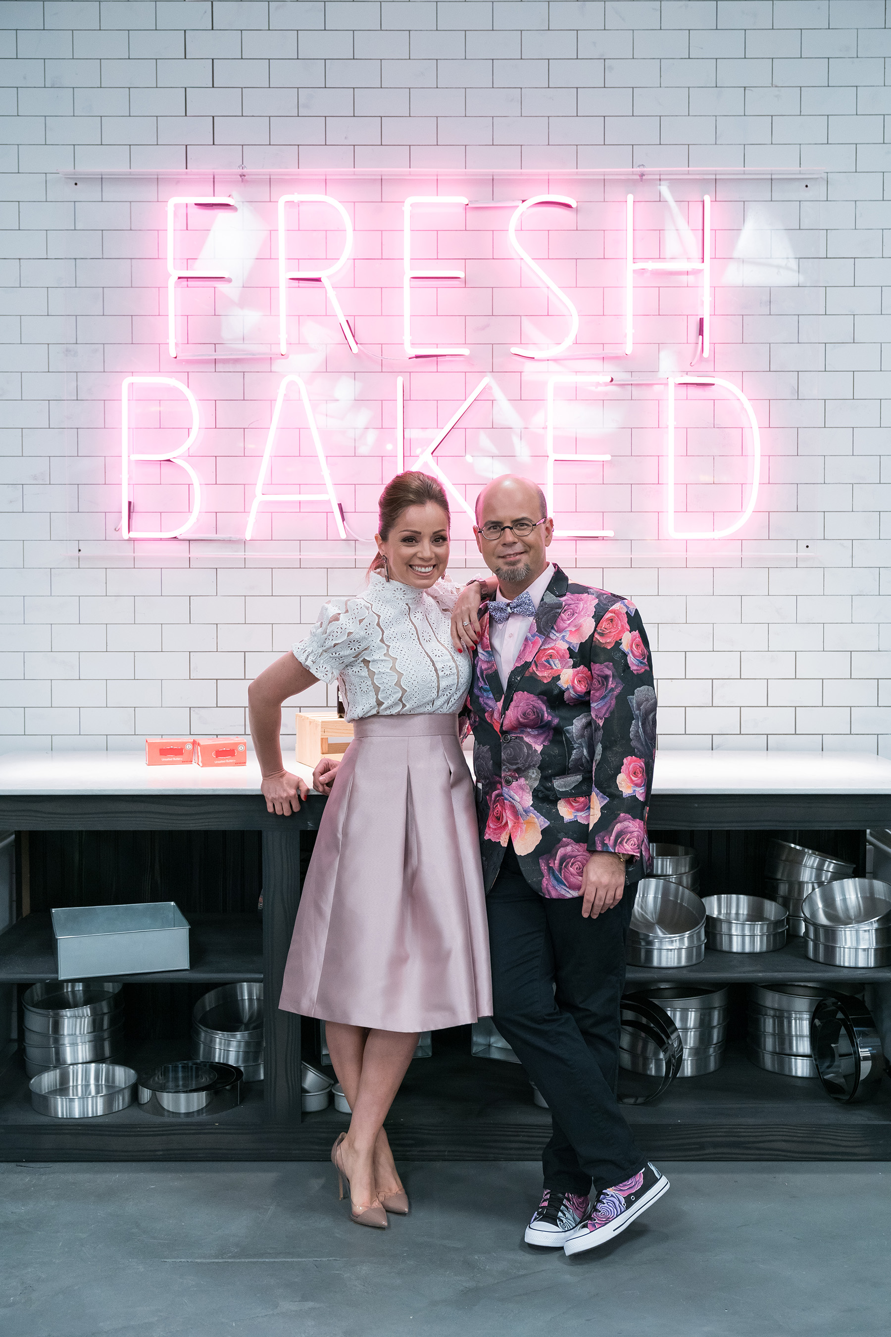 Judges Jason Smith and Marcela Valladolid on Food Network's Best Baker in America