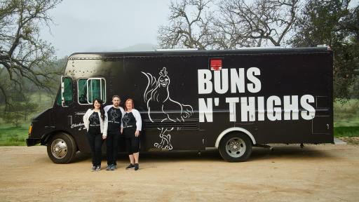 Team Buns N' Thighs stand by their food truck