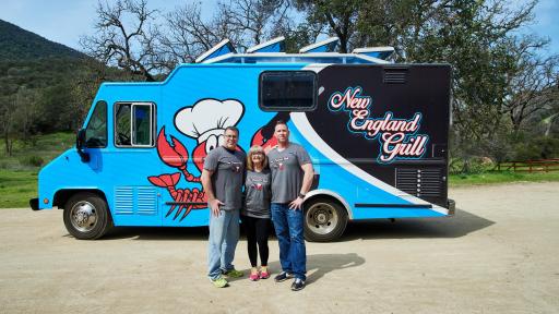 Team New England Grill stand by their food truck