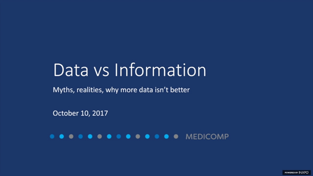 Data Vs. Information | Myths, Realities, Why More Data Isn't Better