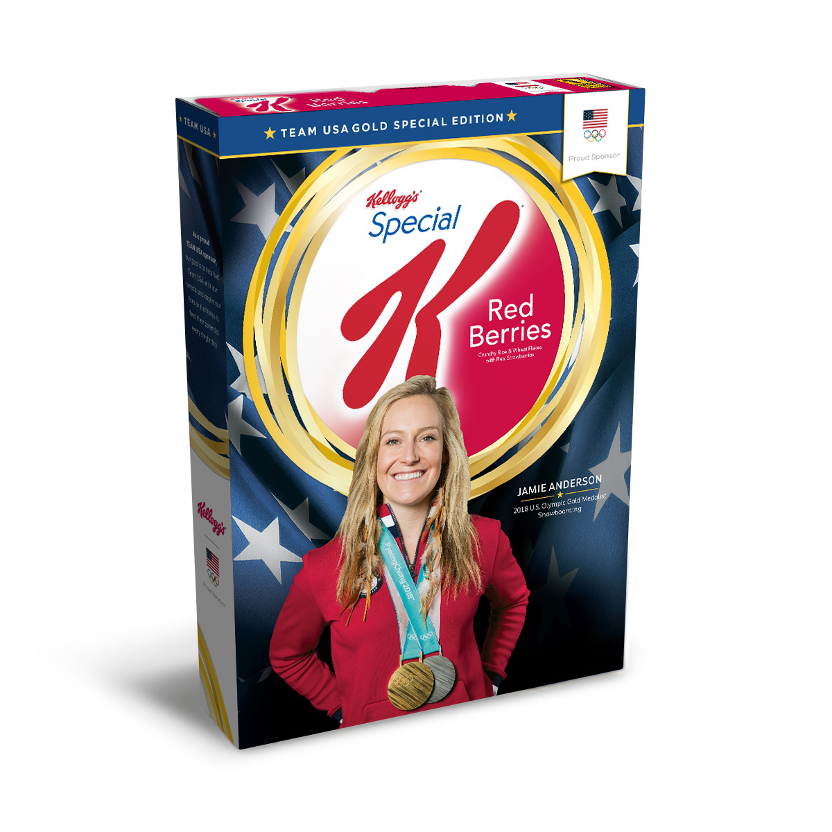 Jamie Anderson's Gold Medal Edition Kellogg's® Special K® Red Berries Box