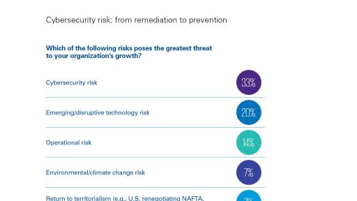 Diagram of cybersecurity Risk