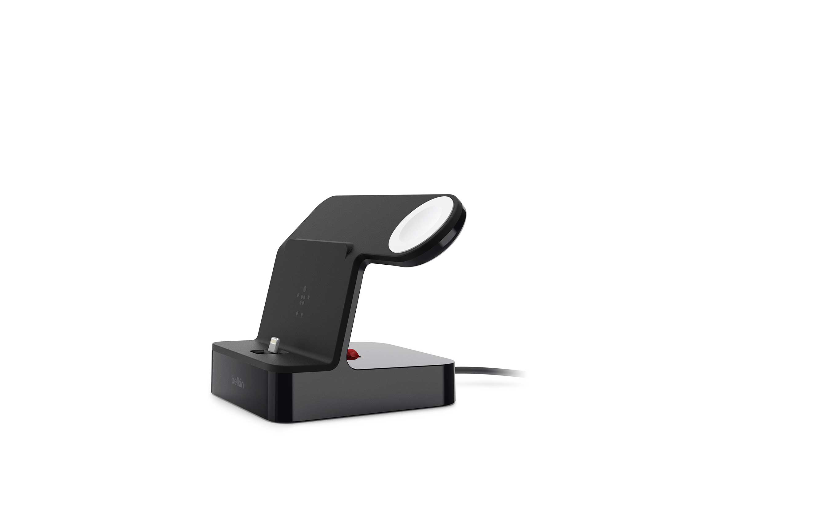 PowerHouse Charging Dock for Apple Watch + iPhone (with red dial)
