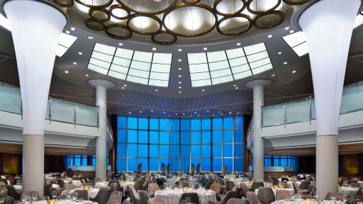 Celebrity Cruises also collaborated with long-time partner, renowned New York hospitality design firm BG Studio International to “revolutionize” the Main Dining Room.