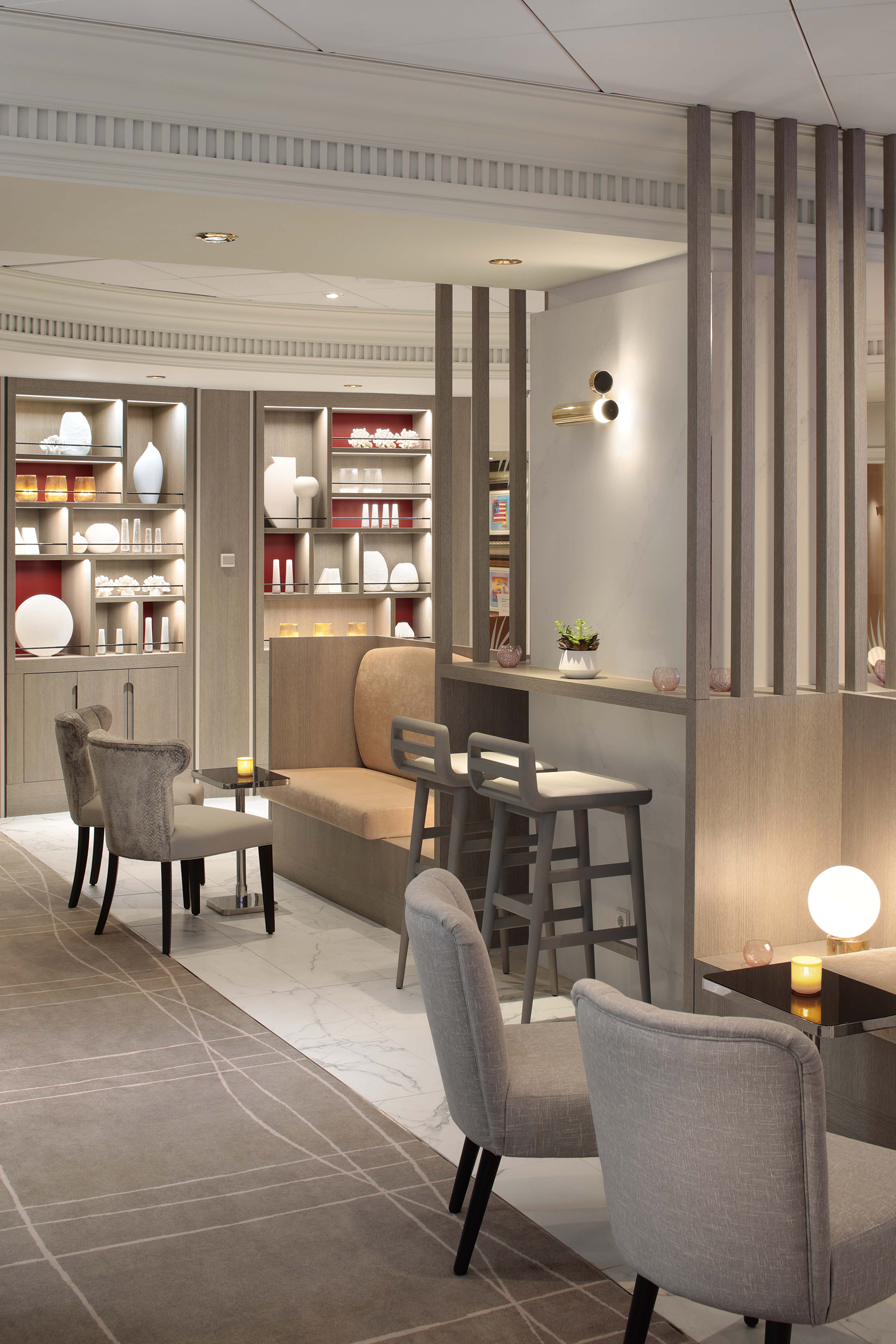 In collaboration with famed interior designer Kelly Hoppen, MBE, Celebrity Cruises revealed The Retreat Lounge, a "revolutionized" haven for suite guests.