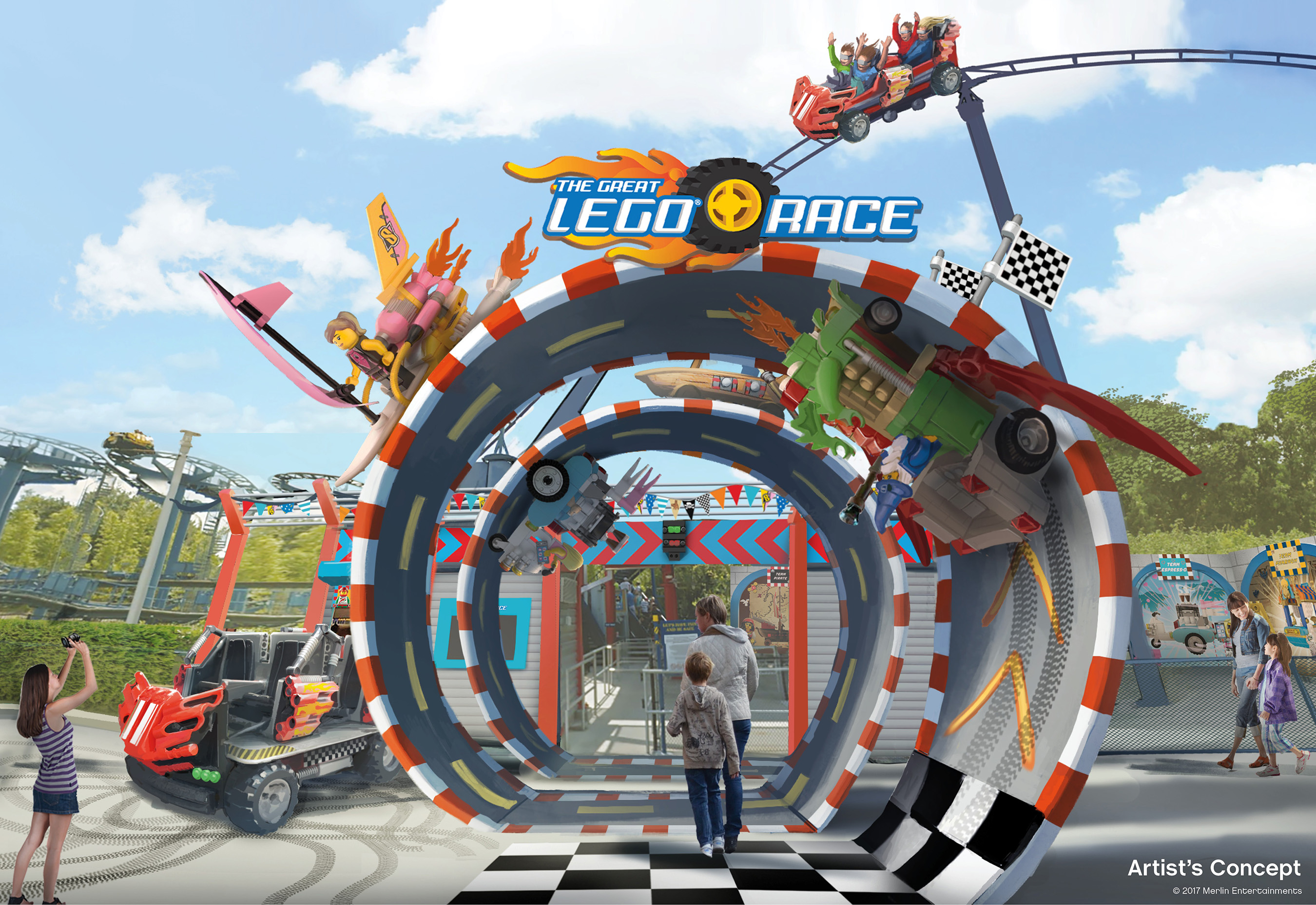 The Great Lego Race VR Coaster at LEGOLAND Florida Resort will be the first virtual reality coaster designed for kids.
