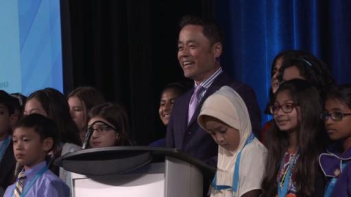 56 Kumon Students from the United States, Canada and Mexico—all of whom are studying at least three years above their grade levels—attended the 2nd annual Kumon Student Conference in Calgary, Canada.