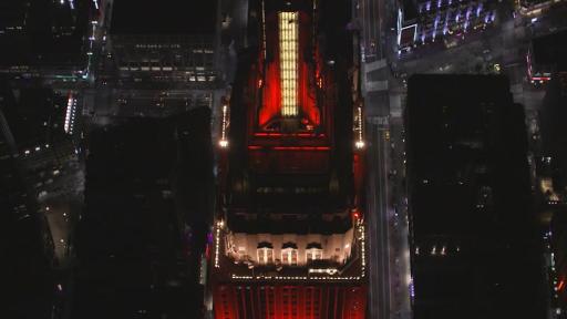 Empire State Building displays country colors for 2018 World Cup.