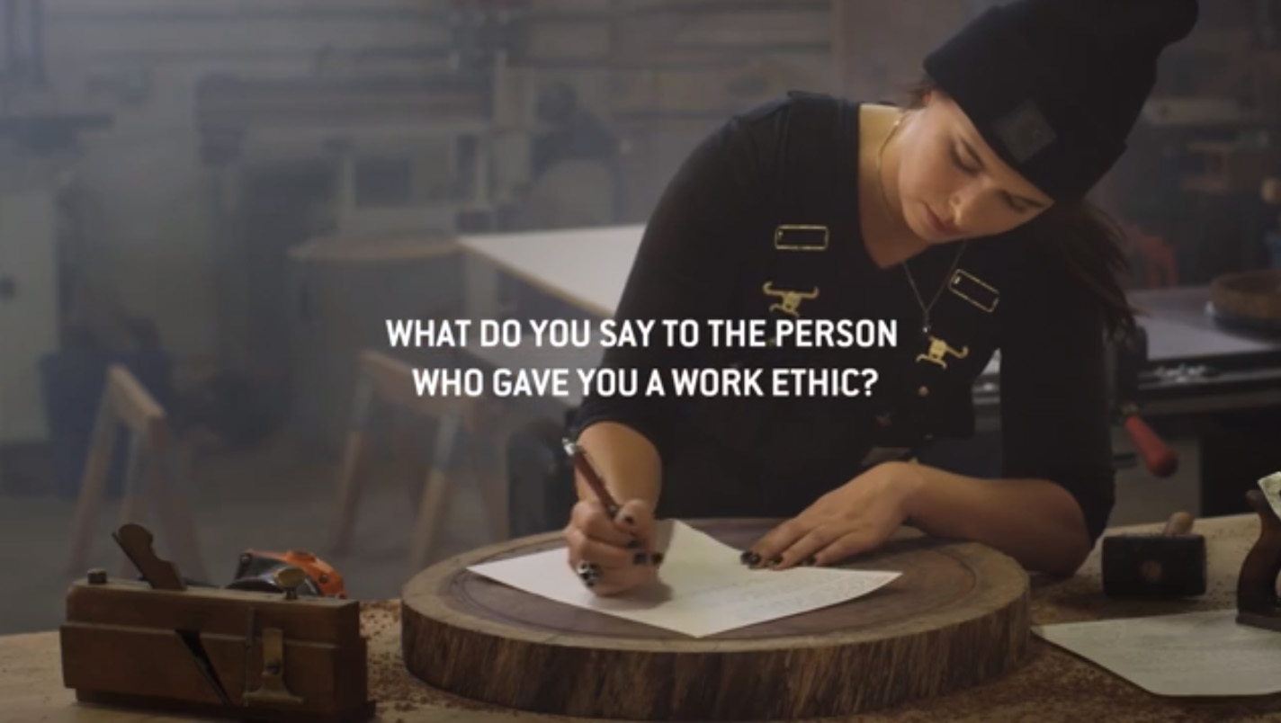 Carhartt Asks: "What Would You Say To The Person Who Gave You A Work Ethic?"