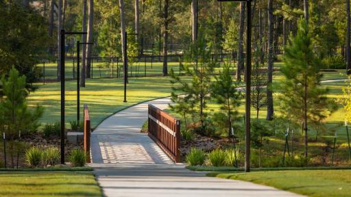Lakeland Village in Bridgeland features trails that are a part of a 250-mile system.