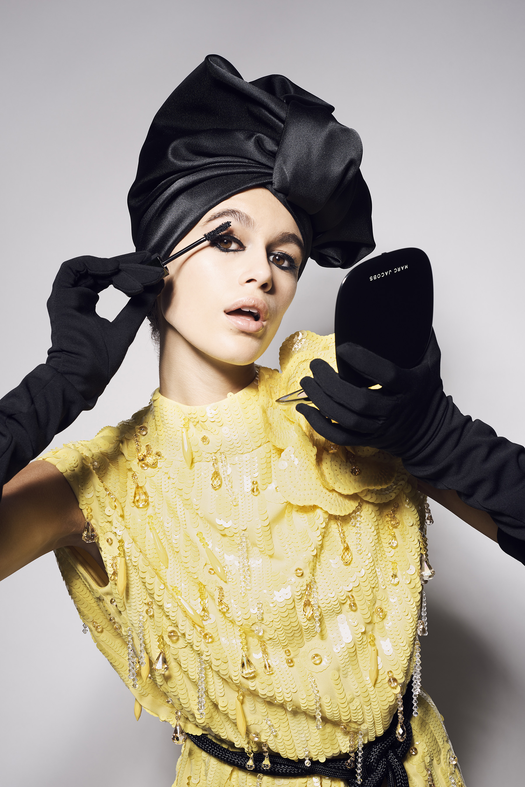 Kaia Gerber fronts new Marc Jacobs Beauty campaign for Velvet Noir Major Volume Mascara