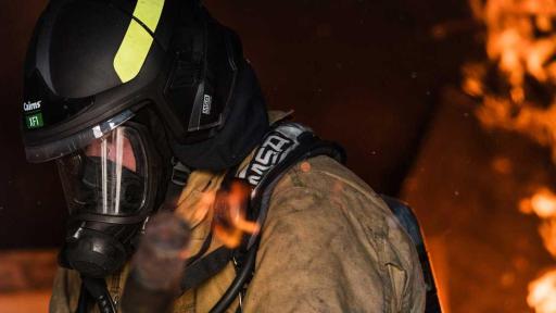 The Cairns XF1 jet-style fire helmet has been engineered as much for comfort and fit as safety. The most obvious feature is what it lacks – the XF1 is brimless. While untraditional, the lack of a brim reduces snag hazards. Plus, the helmet's accessories, like lighting and communications, are integrated seamlessly into the design, resulting in a sleek profile.