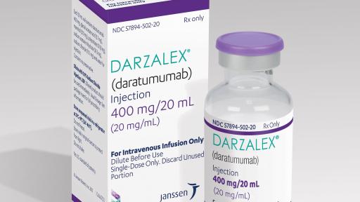 DARZALEX Product and box - 400mg Vial