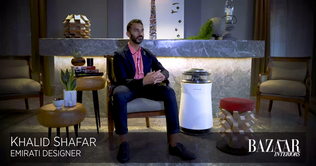 Khalid Shafar - renowned Emirati designer showcases his LG SIGNATURE lifestyle in Dubai, UAE
