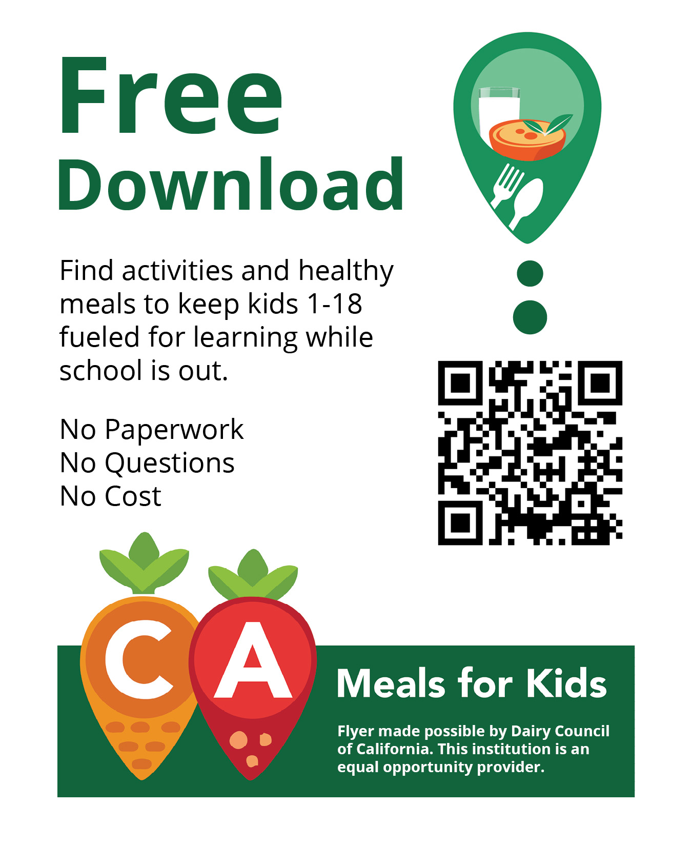 Image result for CA Meals for Kids
