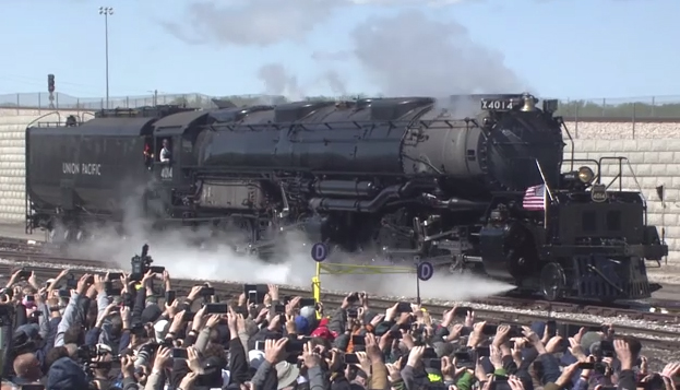 Union Pacific Recreates Historic Steam Meet, Commemorating 150th Anniversary of the Transcontinental Railroad's Completion