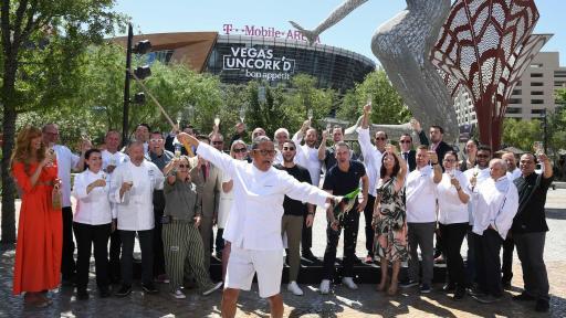 Chef Masaharu Morimoto officially kicks off Vegas Uncork’d by Bon Appétit (credit Las Vegas News Bureau)