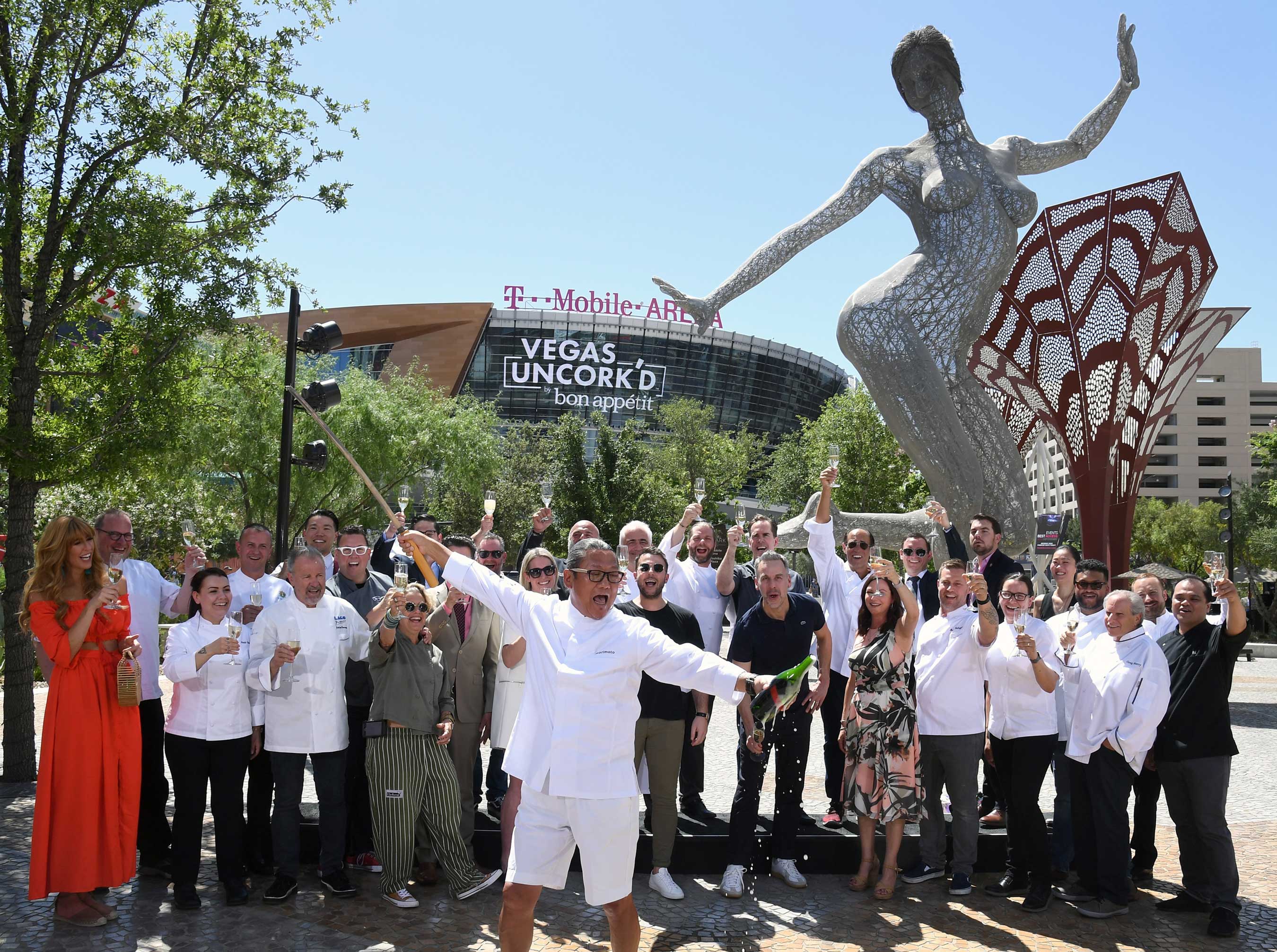 Chef Masaharu Morimoto officially kicks off Vegas Uncork’d by Bon Appétit (credit Las Vegas News Bureau)