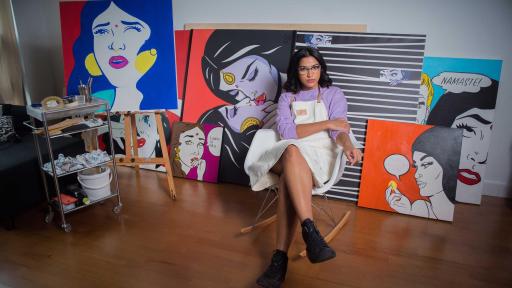 In a STACK Sessions Story, artist Maria Qamar talks about what it takes to sustain her life as a happy creative.
