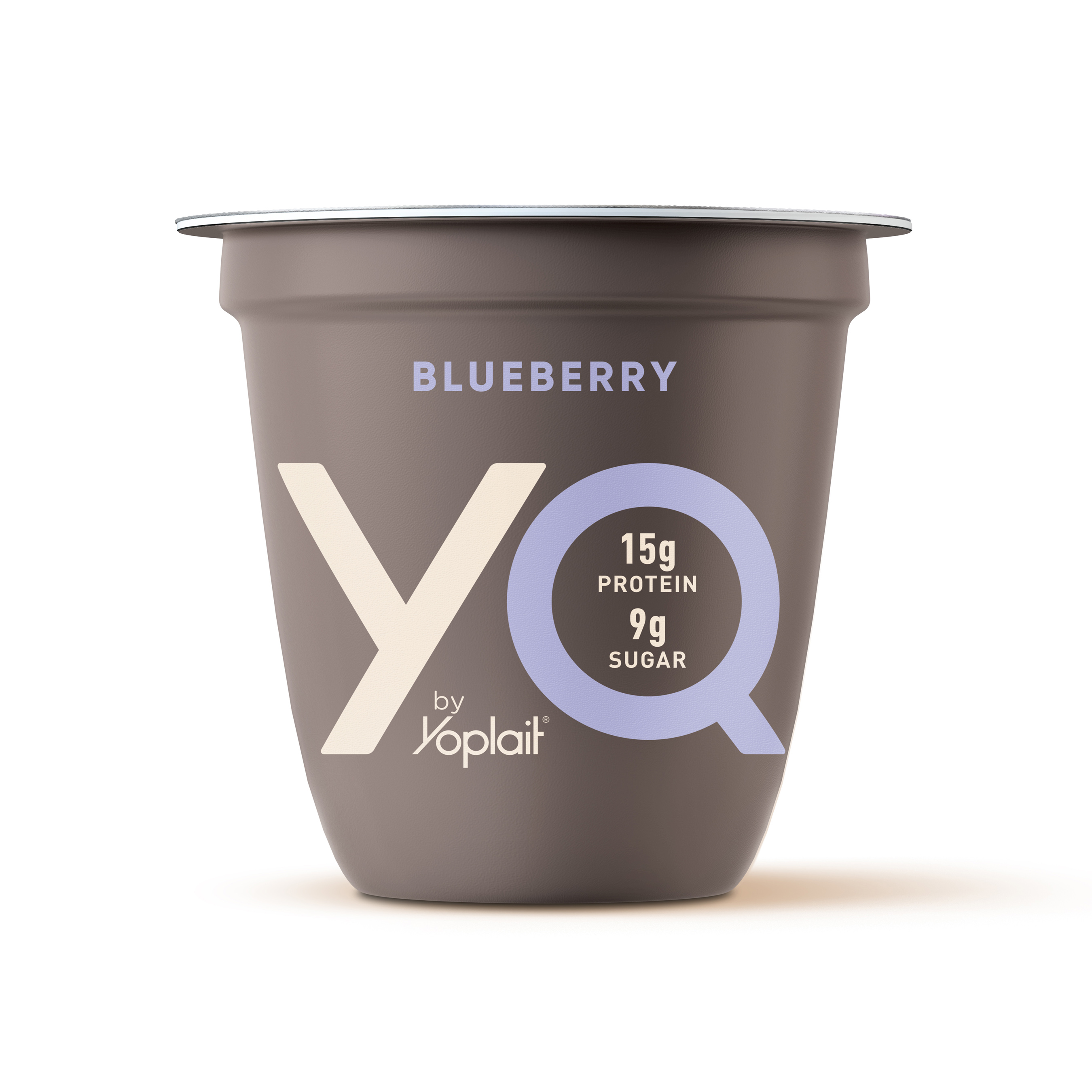 YQ by Yoplait's flavored varieties - including Blueberry - deliver 9 grams of sugar and are lightly sweetened with just the right amount of cane sugar, real fruit and natural flavors.