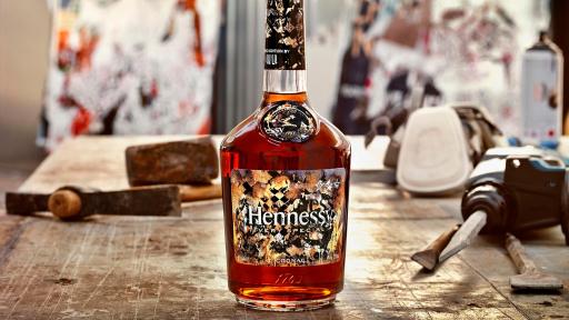 Product shot of Hennessy Very Special Limited Edition Bottle by Vhils