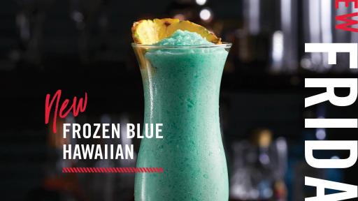 Fridays Five New Frozen Blue Hawaiian Cocktail