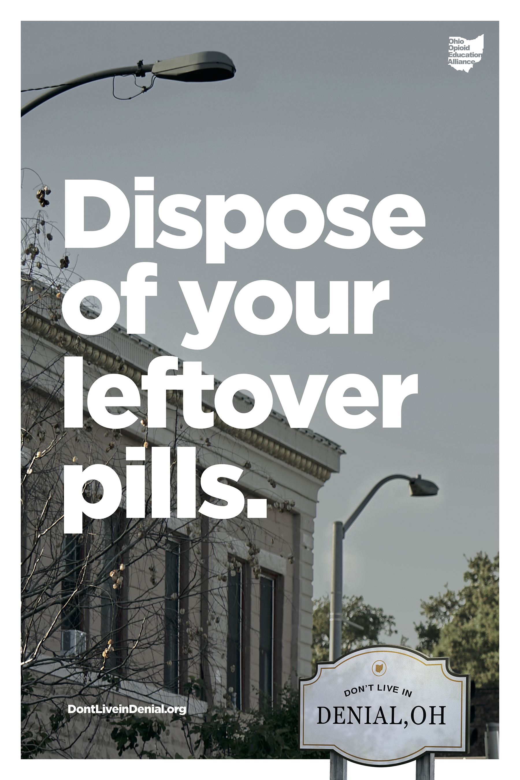 Dispose of your leftover pills