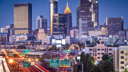 Atlanta Georgia city scape