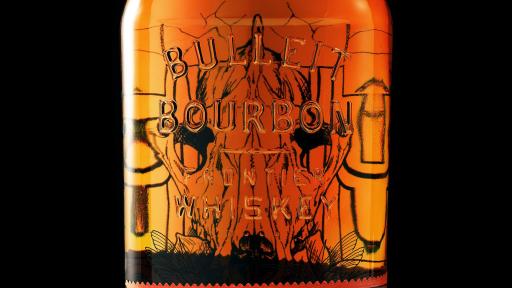 Bulleit Bourbon Tattoo Edition bottle designed by Los Angeles tattoo artist Shawn Barber
