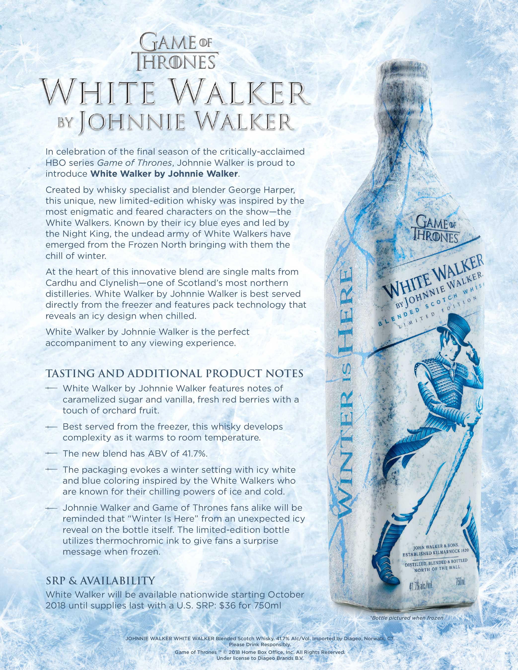 Learn more about White Walker by Johnnie Walker