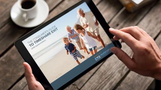 Ipad with consumer's guide on it