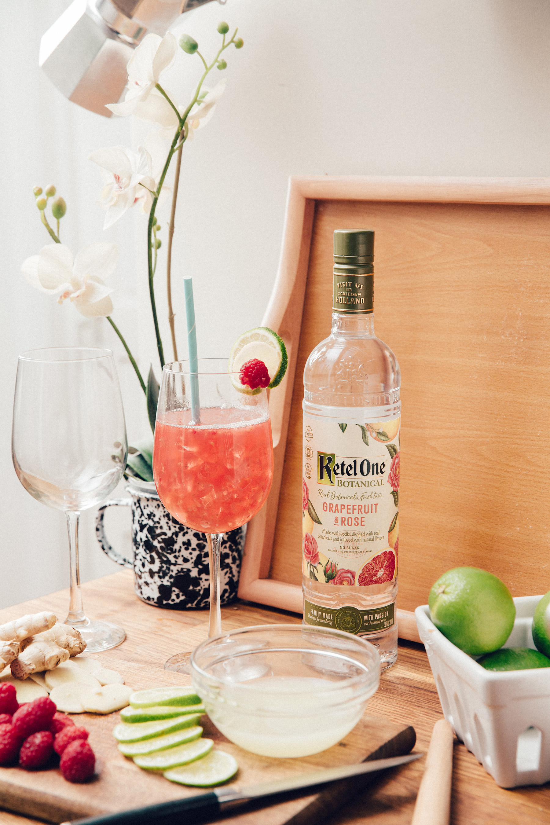Ketel One Botanical Rosy Glow by Claire Fountain