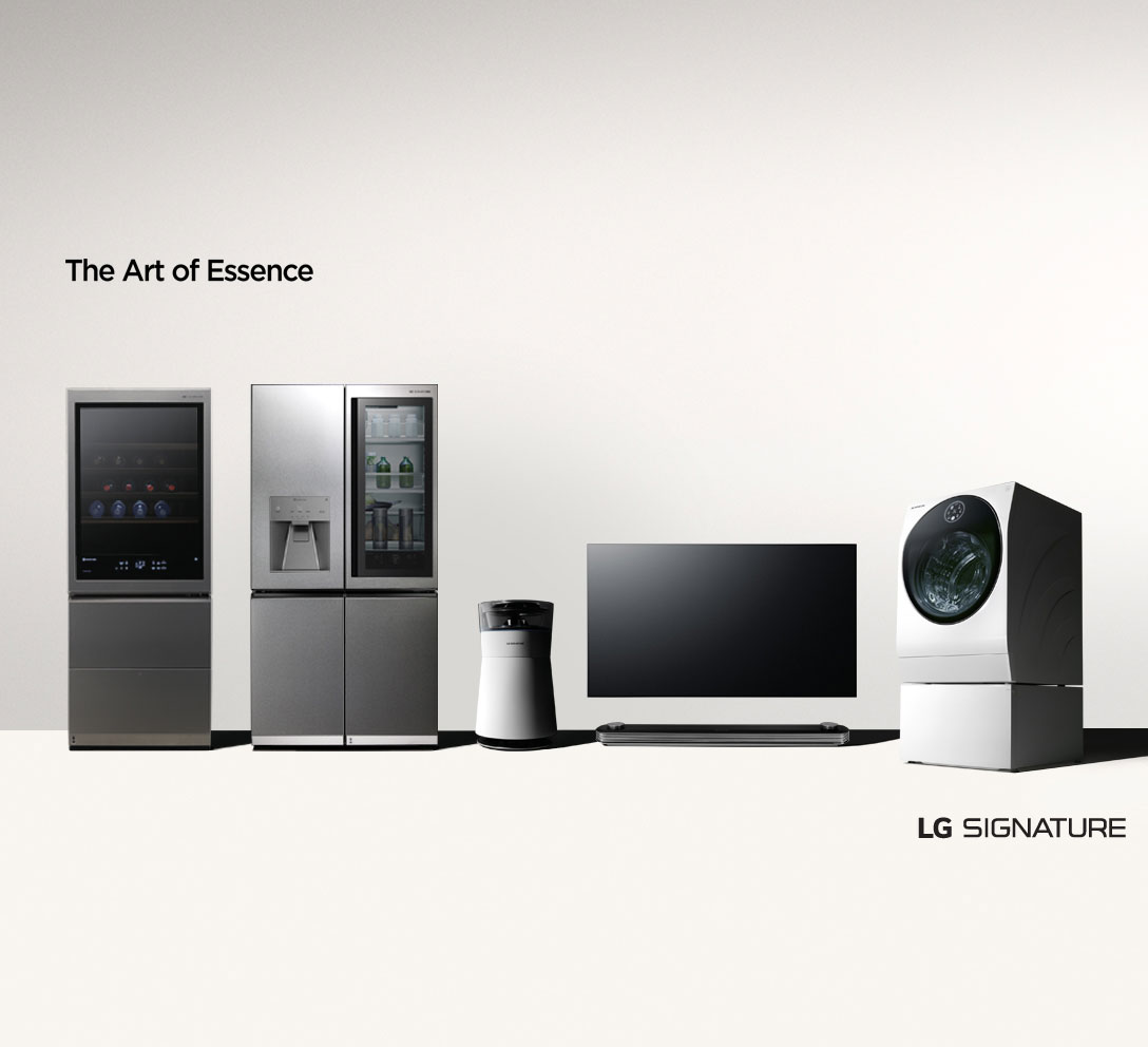 LG SIGNATURE product lineup
