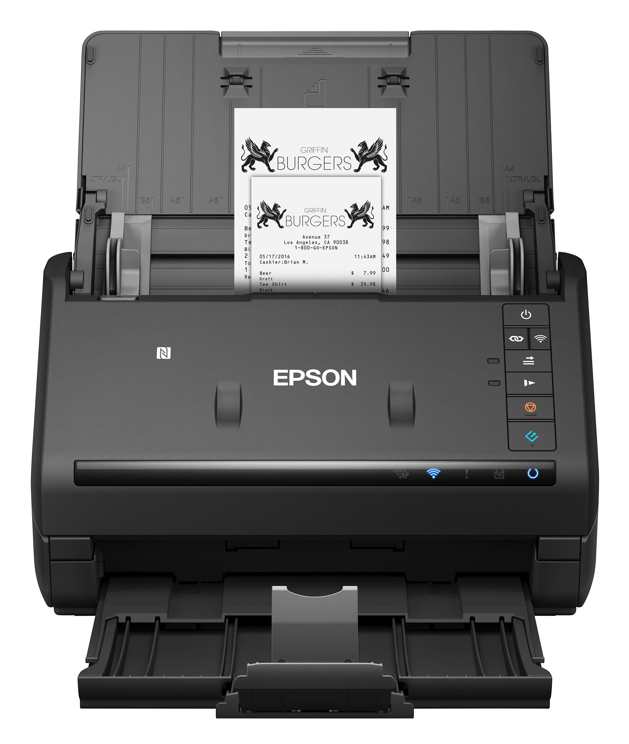 Сканер с автоподатчиком. Epson workforce es-400 II. Epson Automatic document Feeder. Epson SCANSMART. Беспроводной сканер документов.
