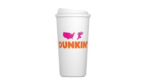 New cups featuring Dunkin’ logo